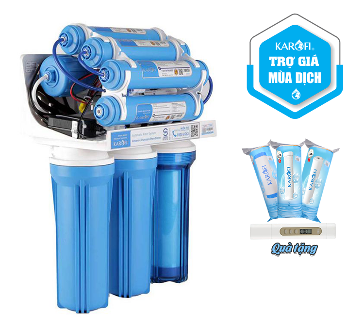 Máy lọc nước RO Karofi KT-KT80 8 cấp lọc KHÔNG TỦ