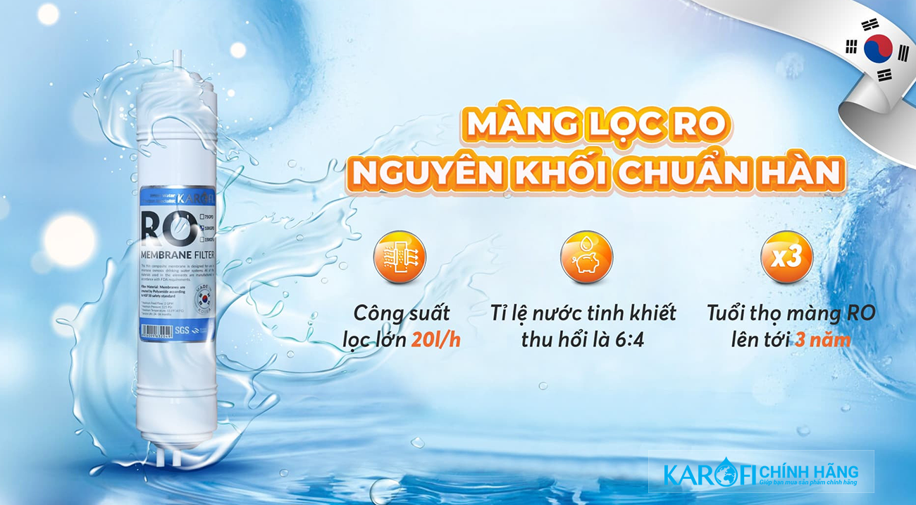 Máy lọc nước Karofi Livotec 510