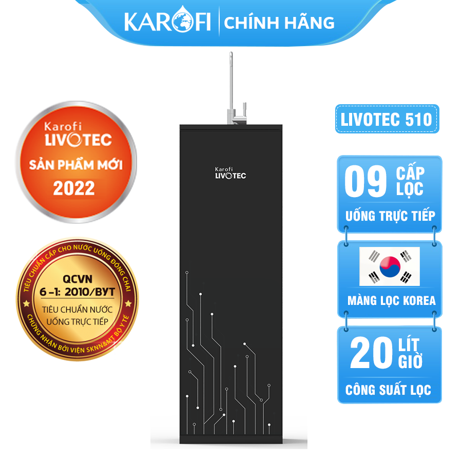 Máy lọc nước Karofi Livotec 510