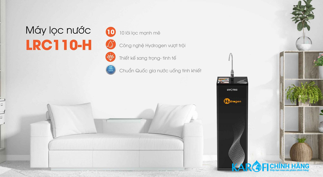 Máy lọc nước Karofi Livotec LRC110-H
