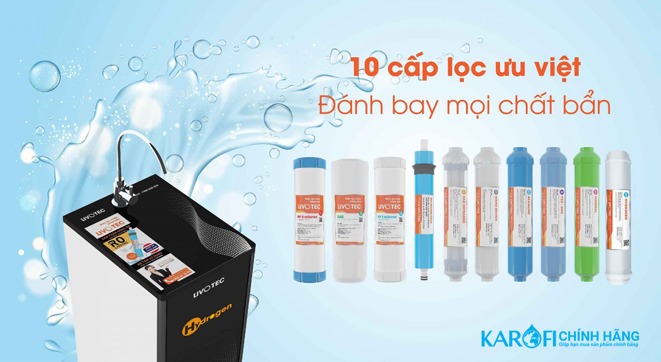 Máy lọc nước Karofi Livotec LRC110-H