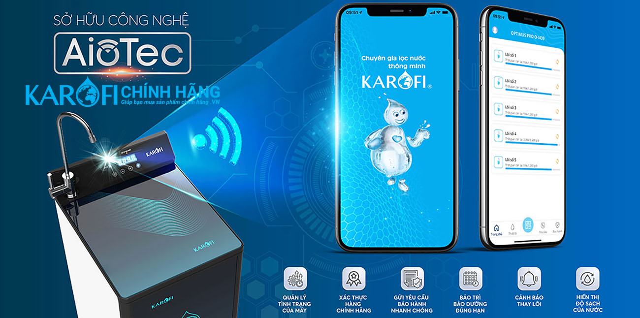 Máy lọc nước Karofi KAQ-P95