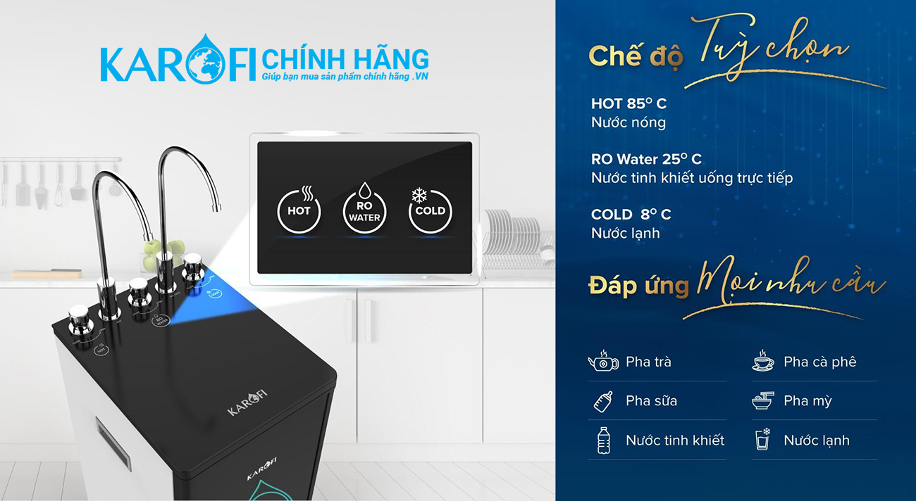 Máy lọc nước Karofi Optimus DUO O-D138 