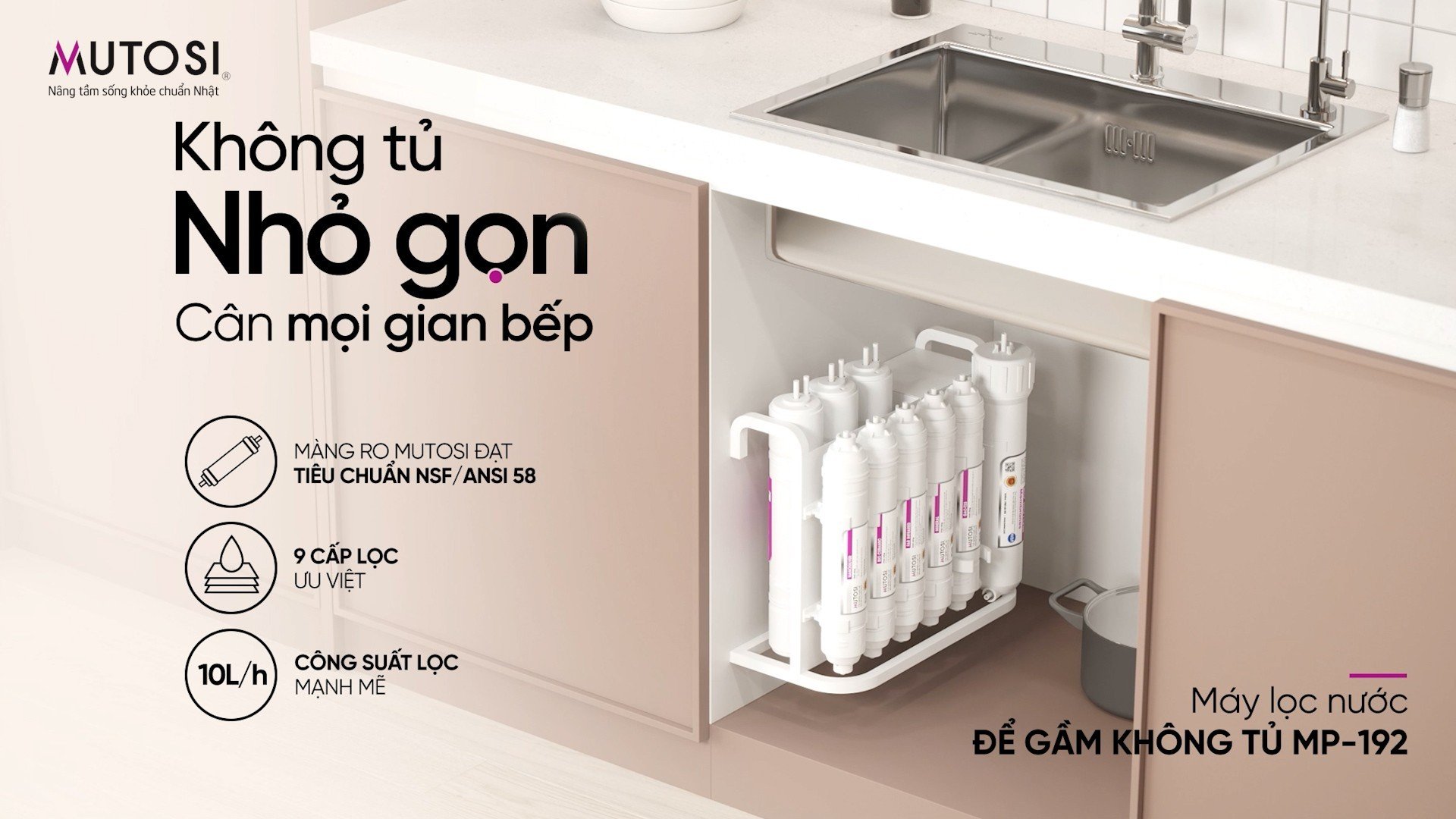 Máy lọc nước Mutosi MP-192