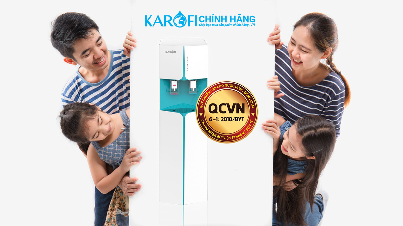 Máy lọc nước nóng lạnh Karofi HCV362