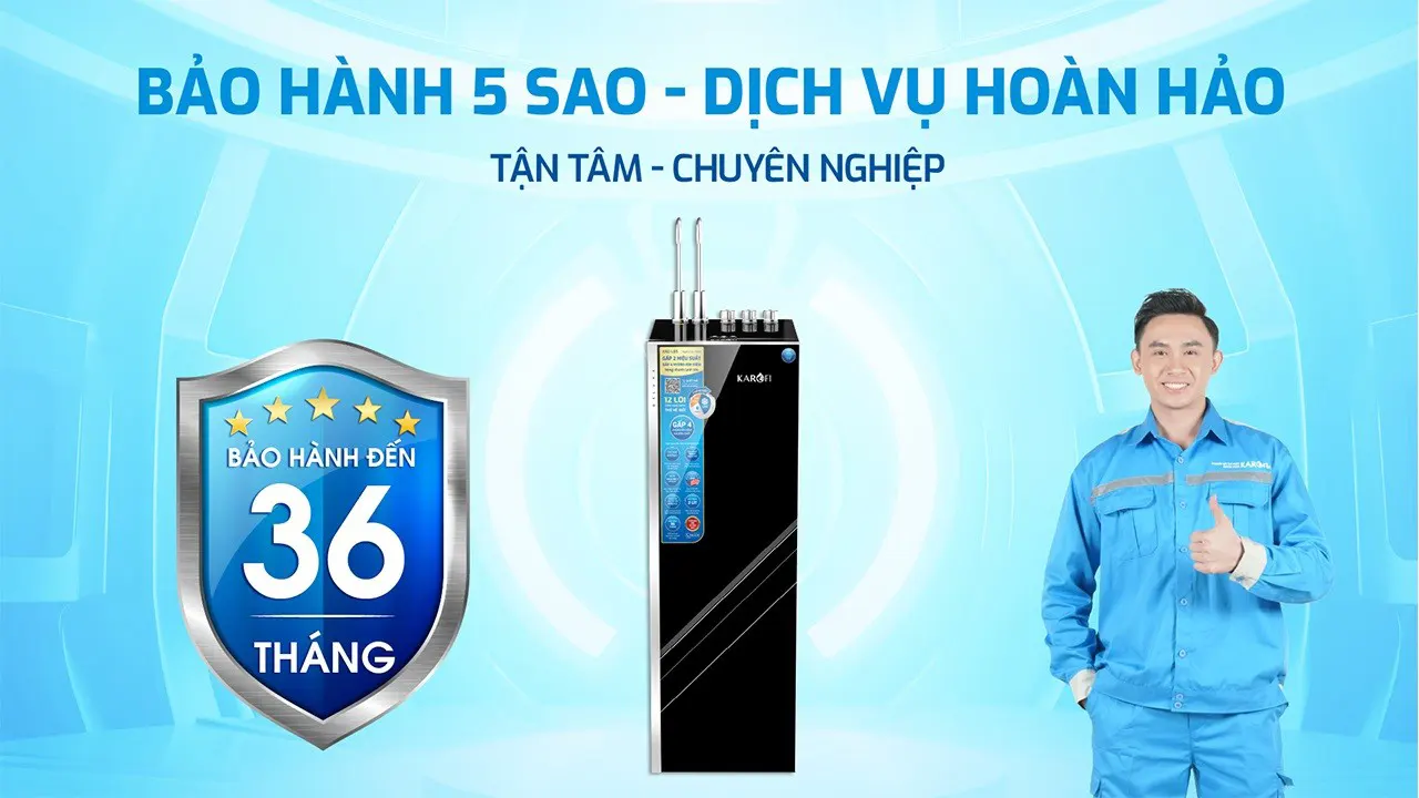 Bảo hành 3 năm Máy lọc nước nóng lạnh Karofi KAD-L85
