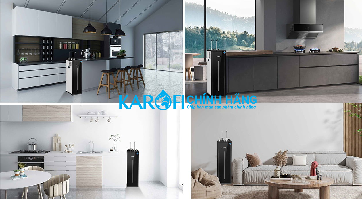 Máy lọc nước nóng lạnh Karofi KAD-L56