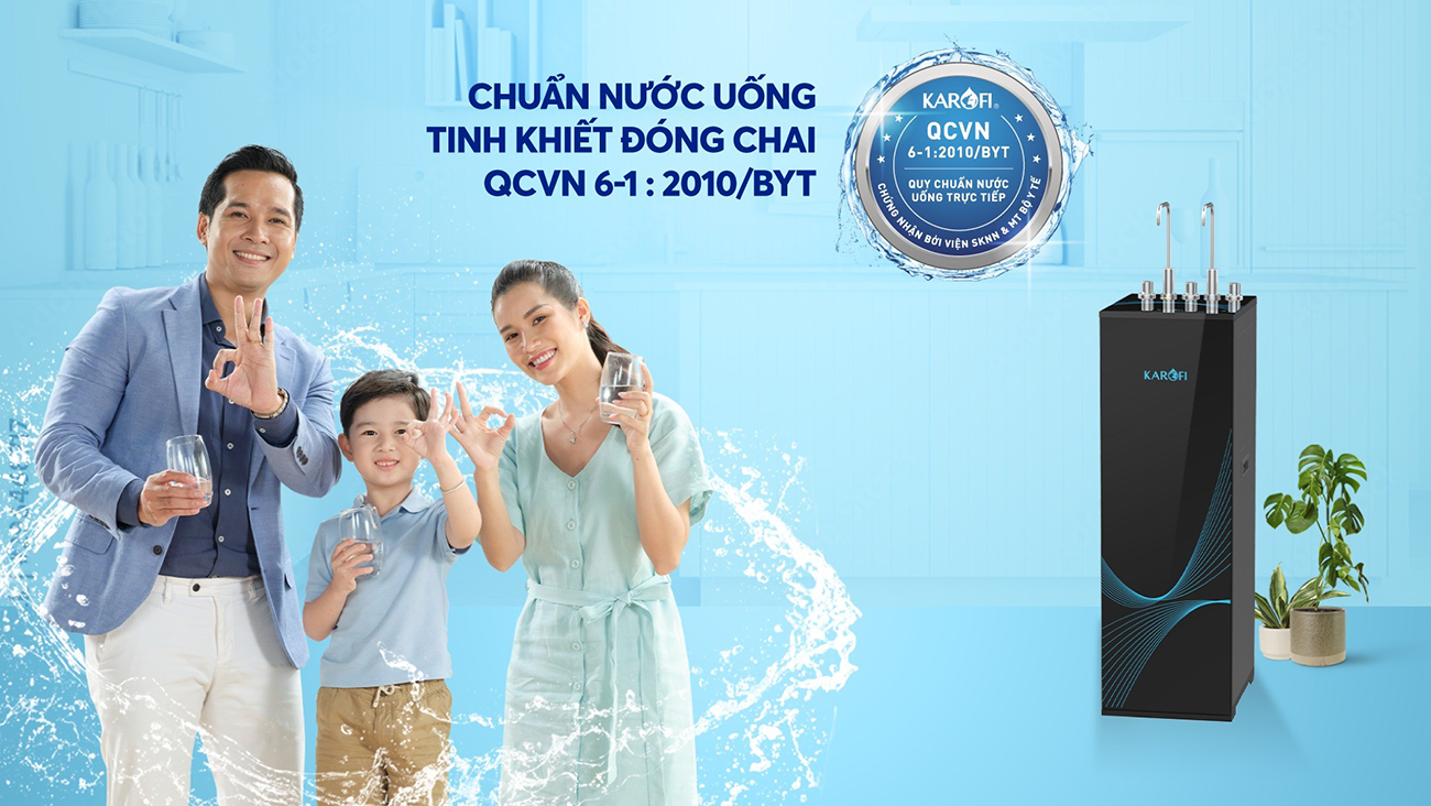 Máy lọc nước nóng lạnh Karofi KAD-X56