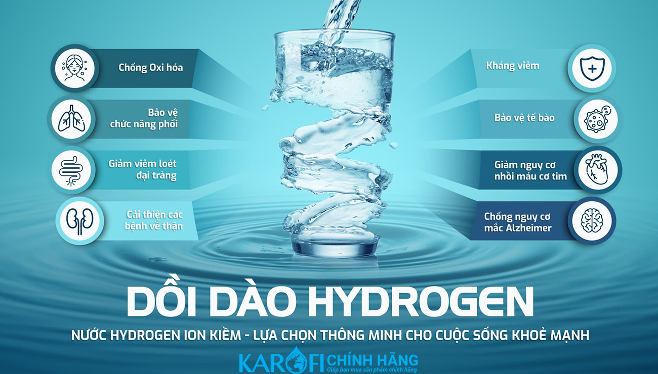 Máy lọc nước nóng lạnh Hydro-ion Karofi KAE-S85 Plus