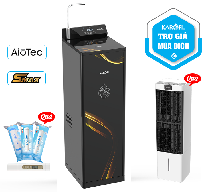Máy lọc nước nóng lạnh Karofi KAD-D68