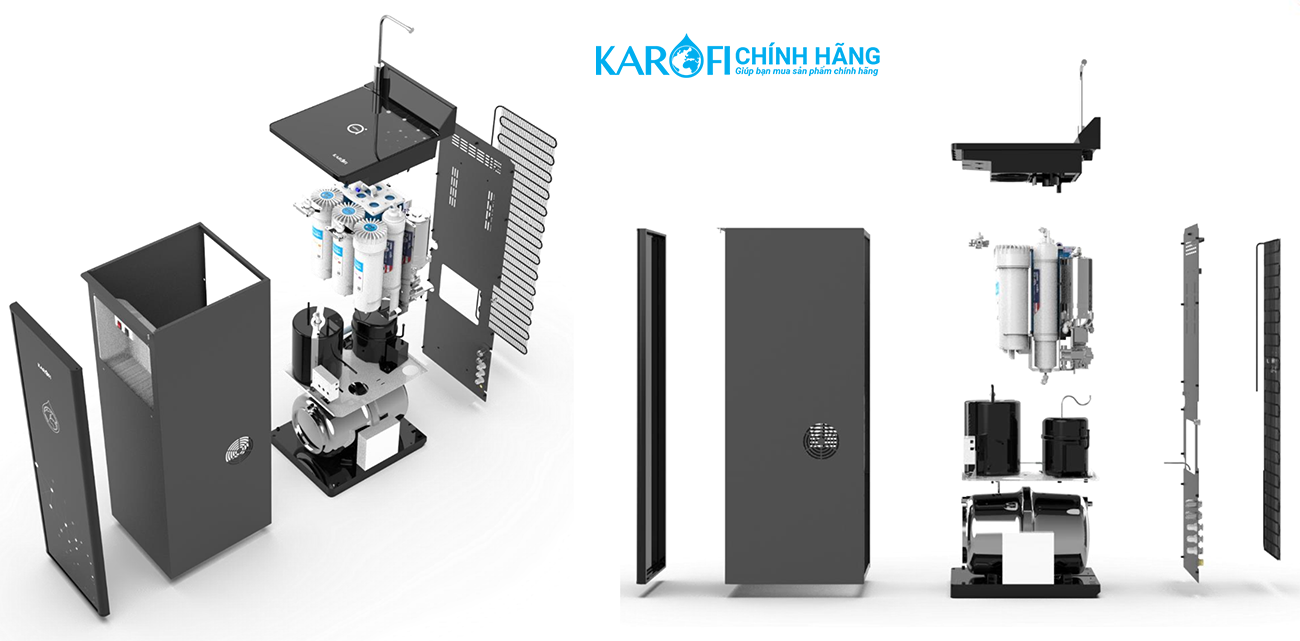 Máy lọc nước nóng lạnh Karofi KAD-D88