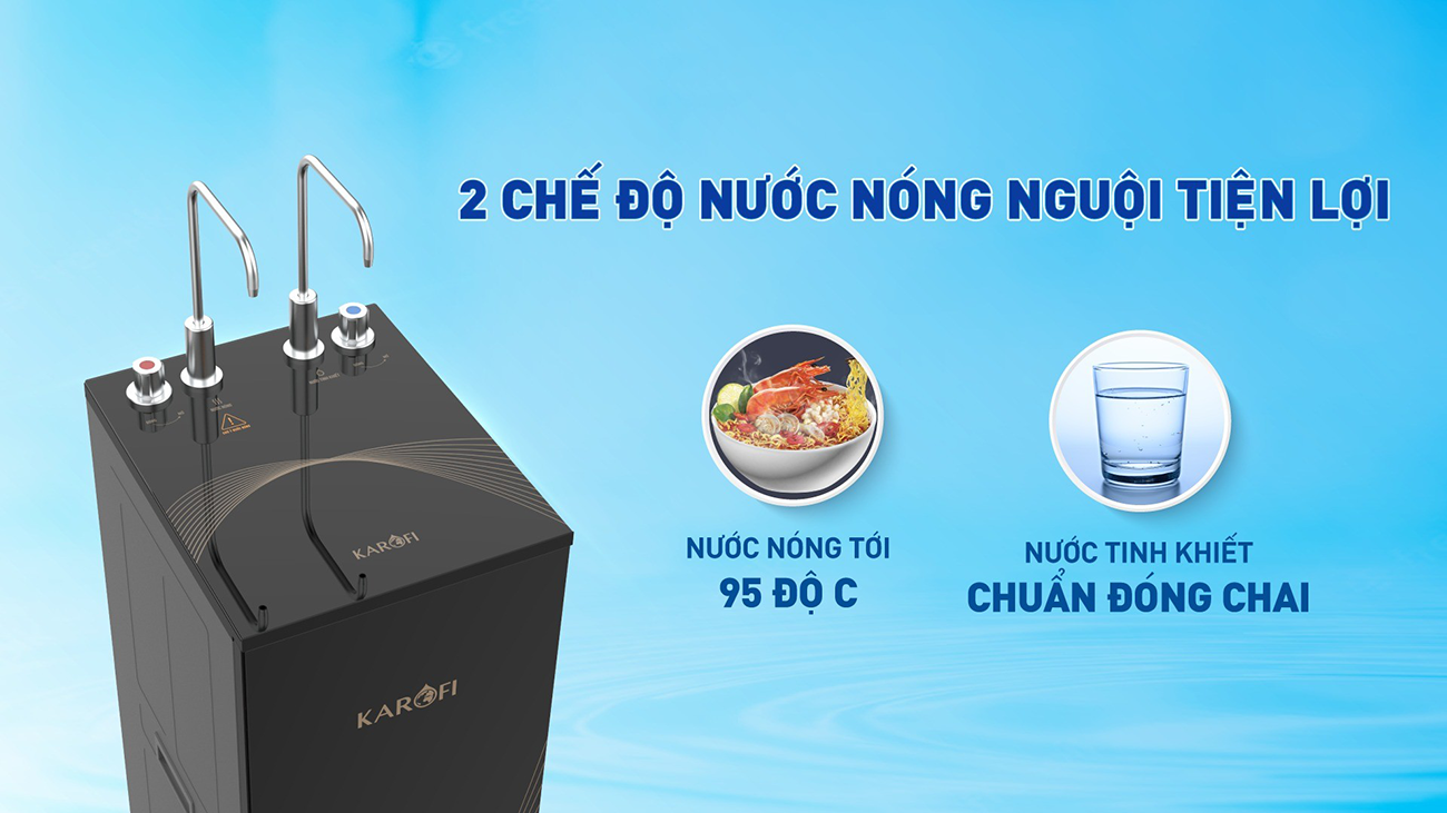 Máy lọc nước nóng nguội Karofi KAH-X29