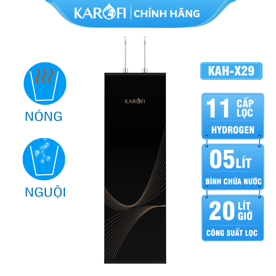 Máy lọc nước nóng nguội Karofi KAH-X29