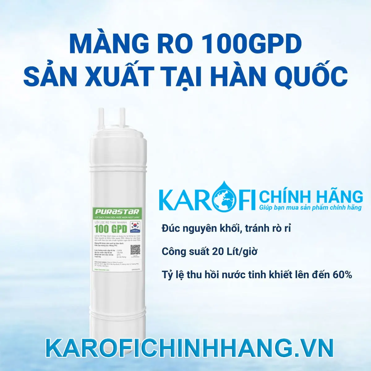 Máy lọc nước Karofi Purastar P38