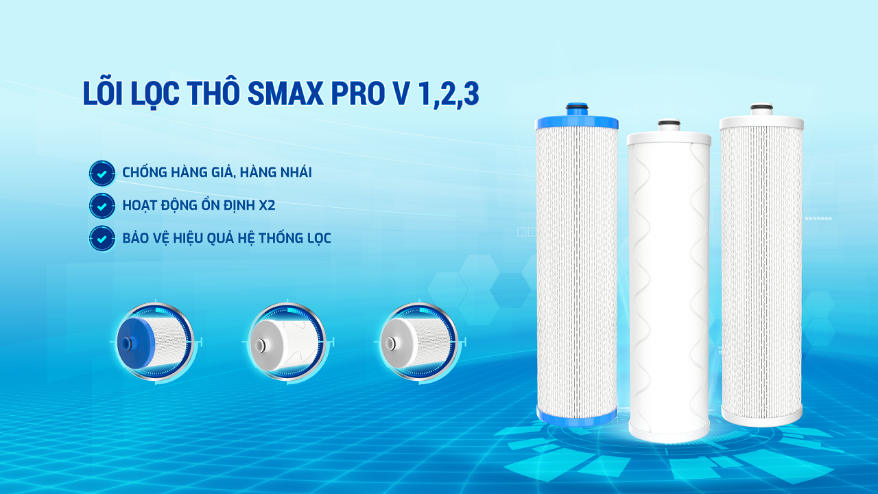 Máy lọc nước Karofi KAQ-X18 11 Lõi lọc