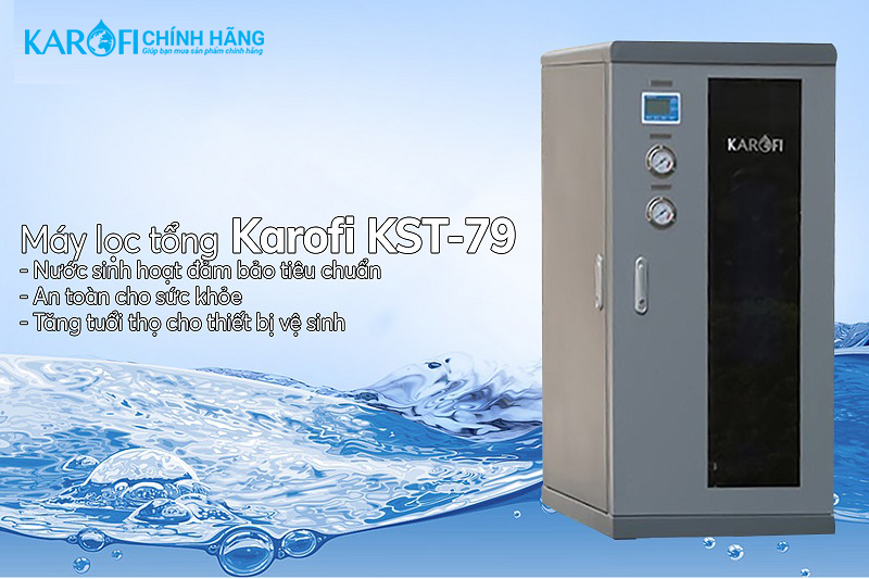 Máy lọc nước tổng đầu nguồn Karofi KST-79