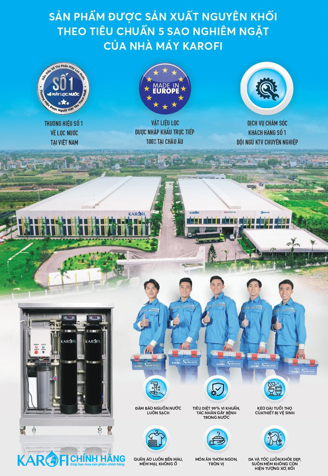 Máy lọc nước tổng đầu nguồn Karofi KTF 552