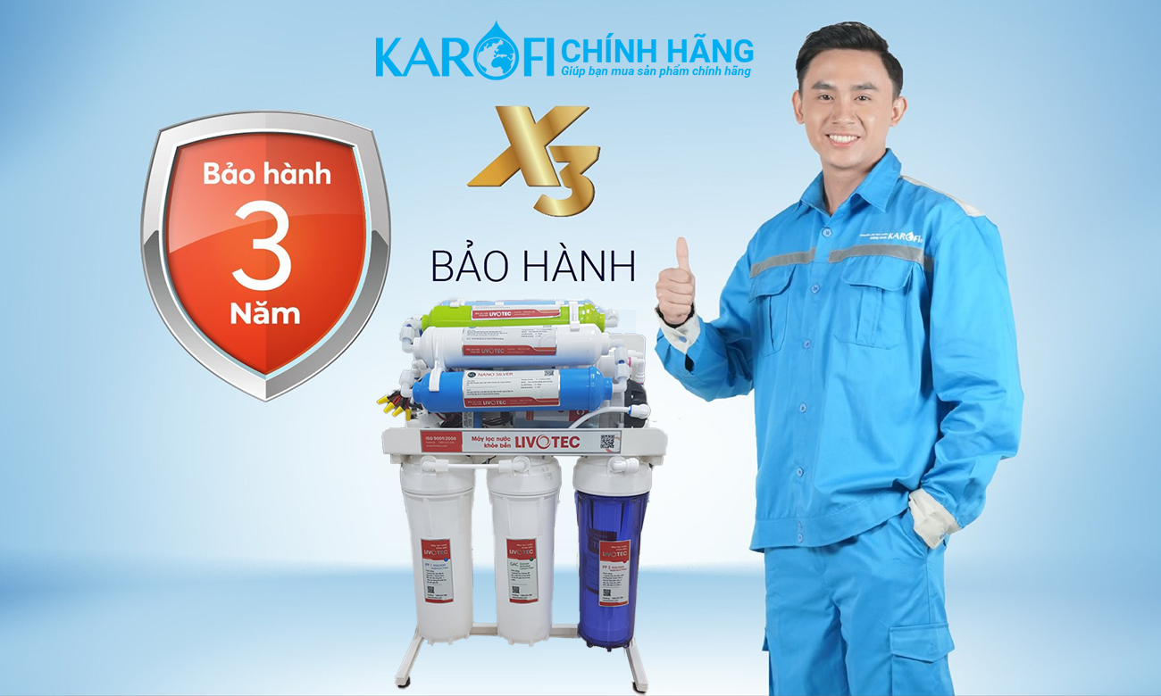 Máy lọc nước Karofi Livotec 212