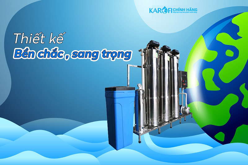 Máy lọc nước đầu nguồn Karofi KTF-333I - Cột Inox