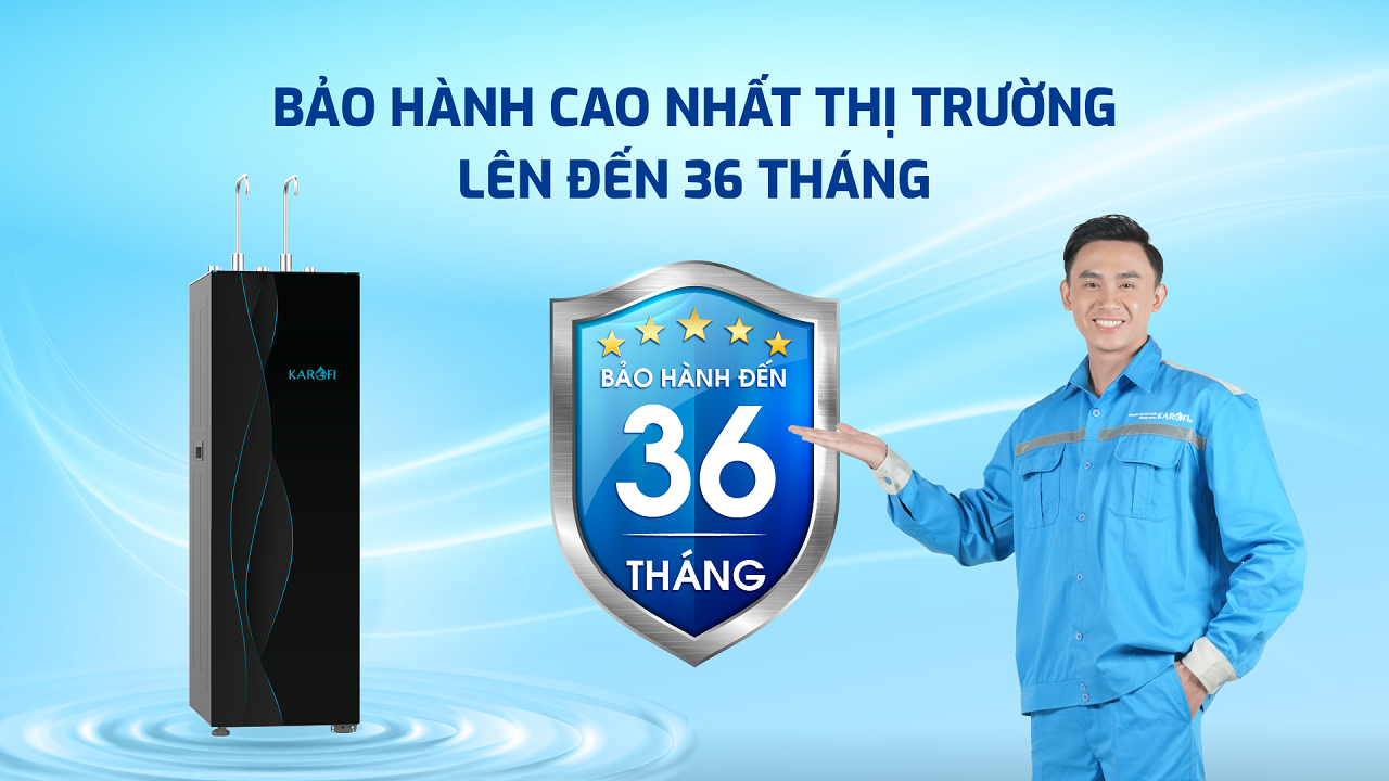 Máy lọc nước nóng lạnh Karofi KAD-X68