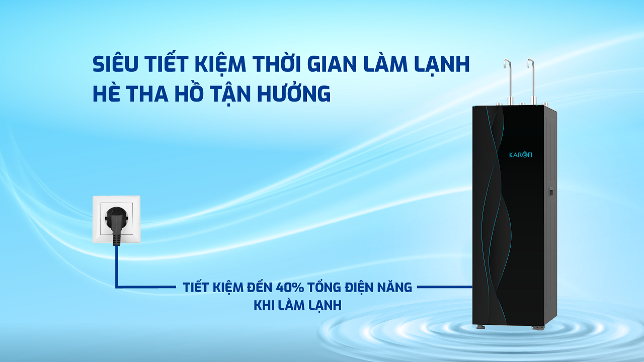 Máy lọc nước nóng lạnh Karofi KAD-X68
