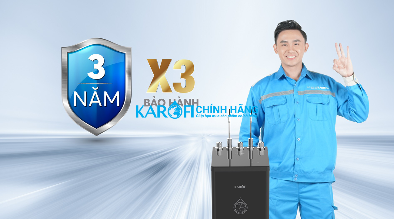Máy lọc nước nóng lạnh Karofi KAD-D966