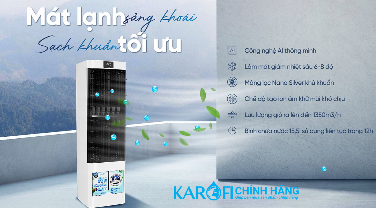 Quạt điều hòa Karofi KAC-H132R