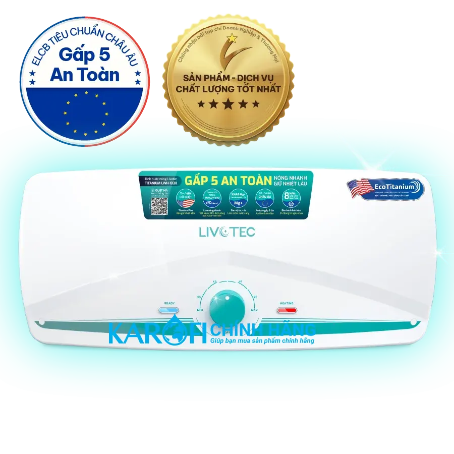 Bình nước nóng  Livotec LWH-ID20