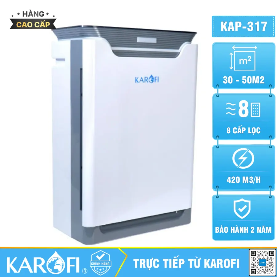 Máy lọc không khí Karofi KAP-317