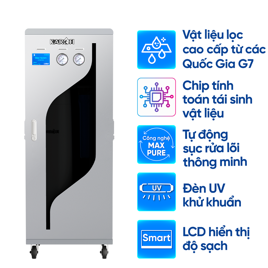 Máy lọc nước tổng đầu nguồn Karofi KMF-68